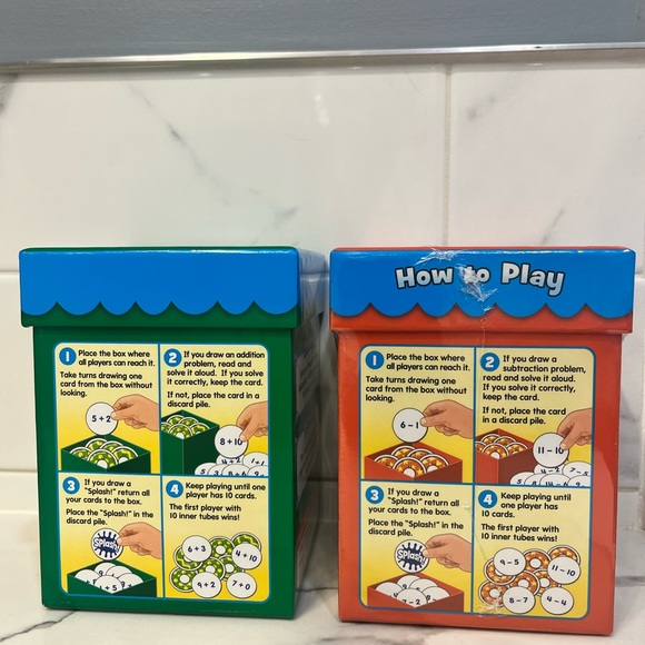 Splash! Grade 1-2 New/Open box Math‎ Game Set - Addition & Subtraction - Picture 3 of 7